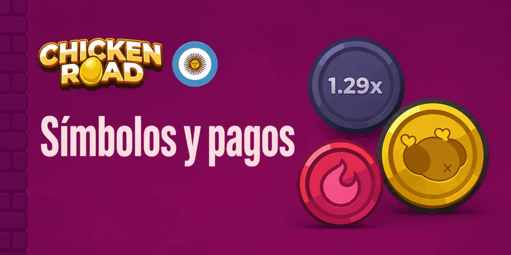 symbols y pagos chicken road